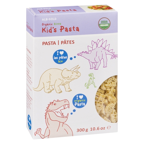 Alb-Gold - Organic Kid's Pasta - Dinos 300g, 1 Each