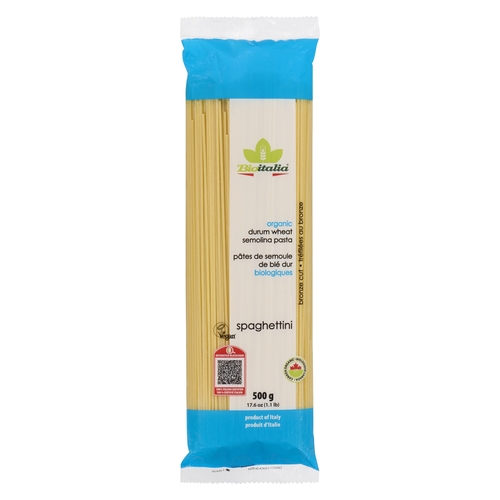 Bioitalia - Organic Durum Wheat Semolina Pasta - Spaghettini 500g