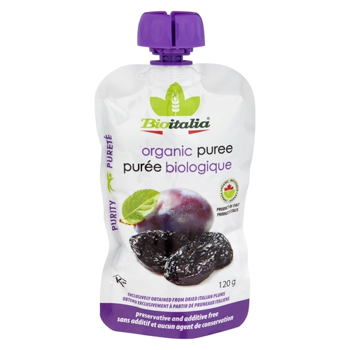 Bioitalia - Organic Puree - Plum 120g, 1 Each