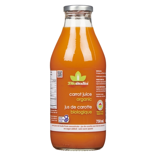 Bioitalia - Organic Carrot Juice 750ml, 1 Each