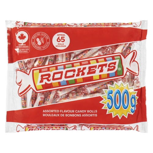 Regal - Rockets Candy Rolls 500g, 1 Each