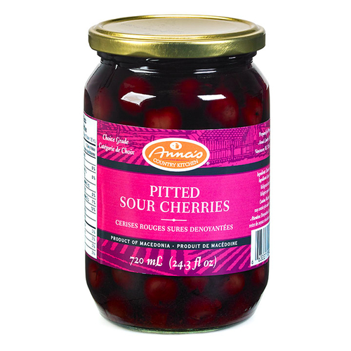 Anna's Country Kitchen - Pitted Sour Cherries 720ml, 1 Each