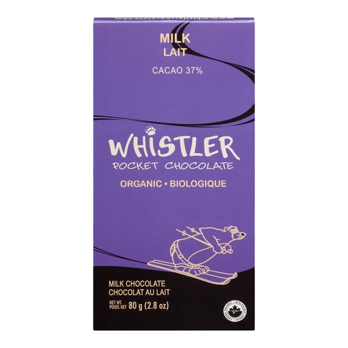 Whistler - Organic Milk Chocolate • Cacao 37% 80g