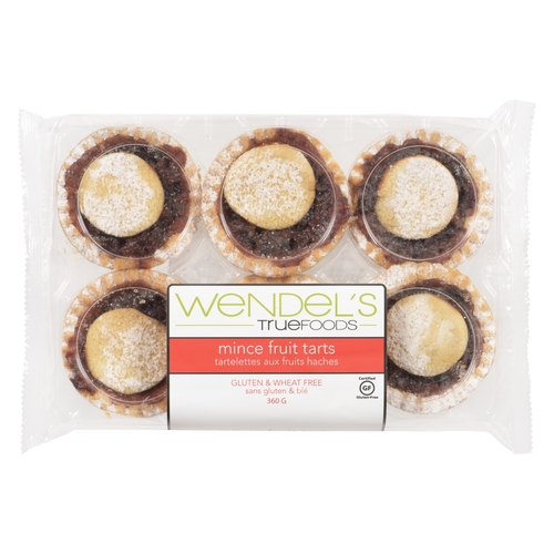 Wendel's True Foods - Mince Fruit Tarts - Gluten & Wheat Free 6's 240g, 1 Each