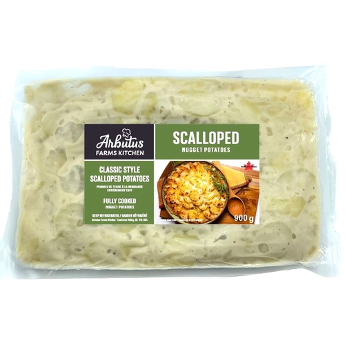 Arbutus Farms Kitchen - Scalloped Potatoes - Classic Style 900g, 1 Each