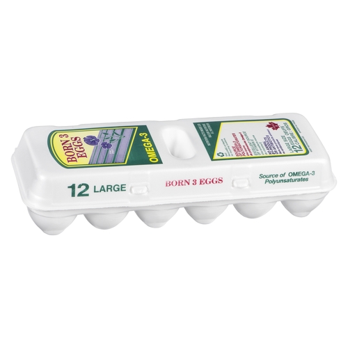 Born 3 Eggs - Omega-3 Eggs - Large 12pk, 1 Each