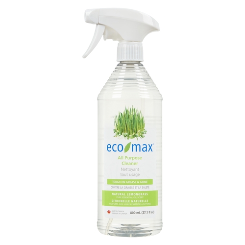 Eco Max - All Purpose Cleaner - Natural Lemongrass 800ml, 1 Each
