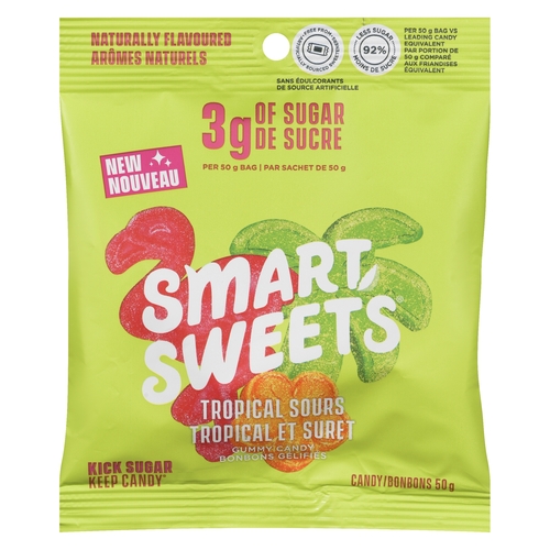 SmartSweets - Gummy Candy - Tropical Sours 50g