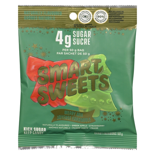 SmartSweets - Gummy Candy - Merry Mix 50g, 1 Each