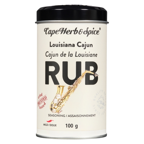 Cape Herb & Spice - Seasoning - Rub - Mild Louisiana Cajun 100g