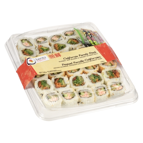 Bento Express - California Family Pack - 27 Piece 640g, 1 Each