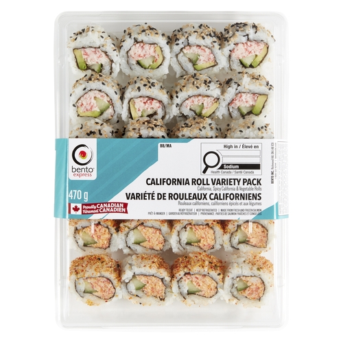 Bento Express - California Roll Variety Pack 470g, 1 Each