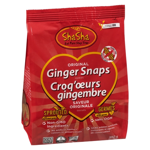 ShaSha - Original Ginger Snaps Cookies 300g