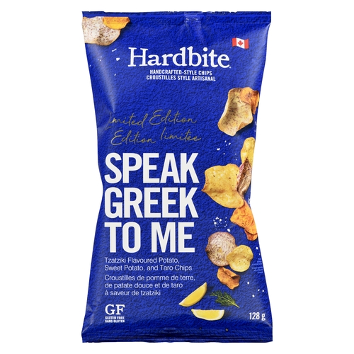 Hardbite - Handcrafted-Style Chips - Speak Greek To Me 128g, 1 Each