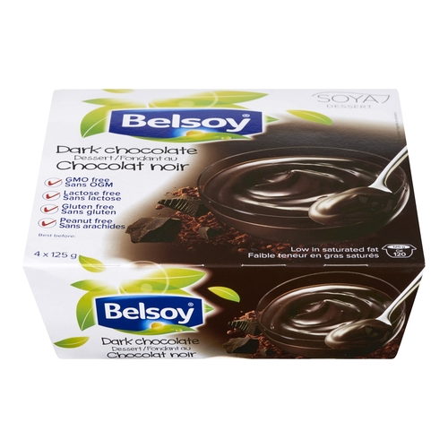 Belsoy Dessert Dark Chocolate Pudding 500g, 1 Each