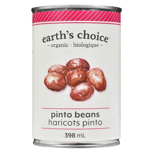 Earth's Choice - Organic Beans - Pinto 398ml, 1 Each