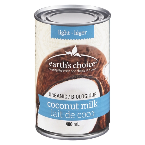 Earth's Choice - Organic Coconut Milk - Light 400ml, 1 Each