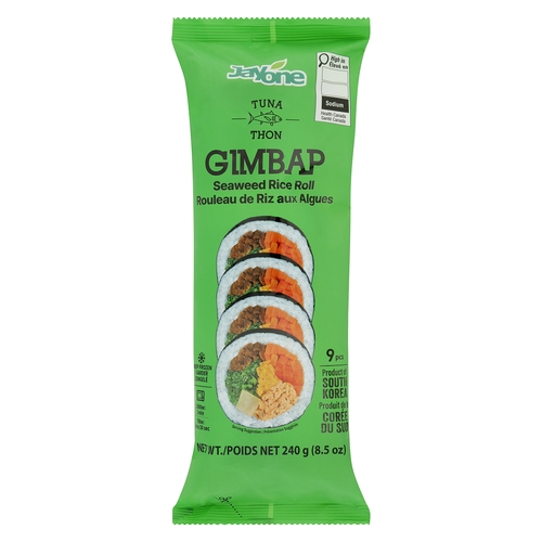 Jayone Gimbap Seaweed Rice Roll Tuna - 9 Pieces 240g, 1 Each
