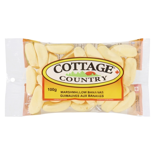 Cottage Country - Marshmallow Bananas 100g, 1 Each