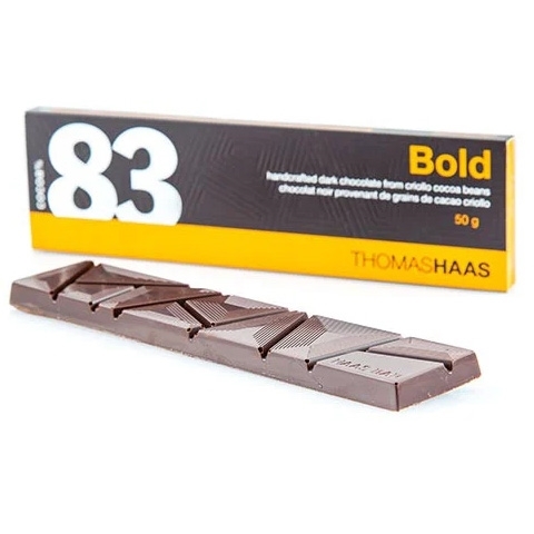 Thomas Haas - 83% Bold Dark Chocolate 50g