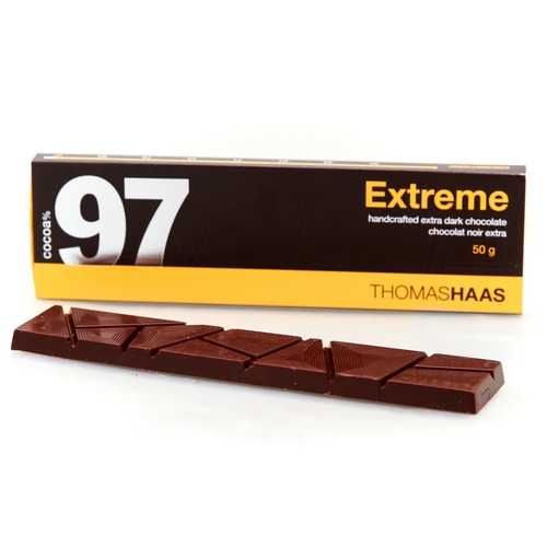 Thomas Haas  - 97% Extreme Handcrafted Dark Chocolate 50g, 1 Each