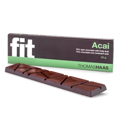 Thomas Haas - Fit 70% Dark Chocolate with Fruity Acai 50g