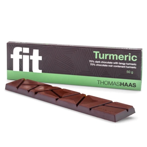 Thomas Haas - Fit 70% Dark Chocolate with Tangy Turmeric 50g