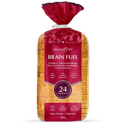 Island City Baking - Brain Fuel • Cranberry Walnut Sourdough 650g