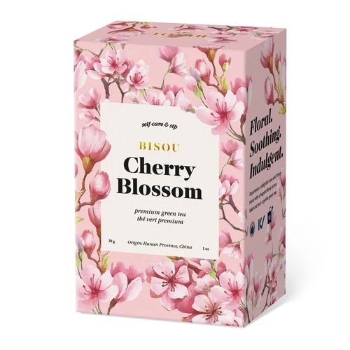 Bisou Premium Green Tea - Cherry Blossom 12's 30g, 1 Each