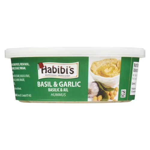 Habibi's - Hummus - Basil & Garlic 240g 200g, 1 Each