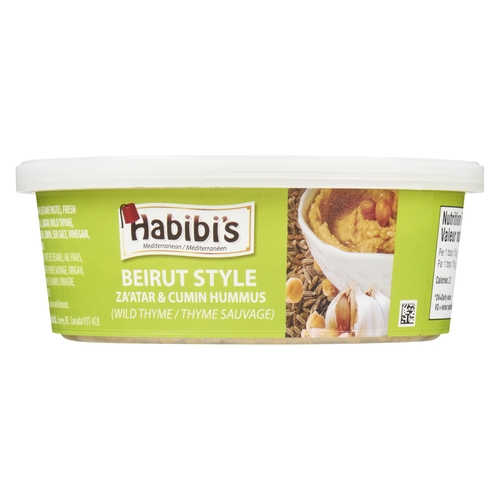 Habibi's - Hummus - Beirut Style Za'atar & Cumin 240g 200g, 1 Each