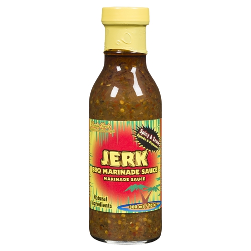 Auntie Bevs - Authentic Caribbean Style  Jerk BBQ Marinade Sauce 300ml, 1 Each