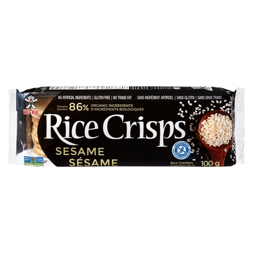 Hot Kid Rice Crisps - Gluten Free - Sesame 100g, 1 Each