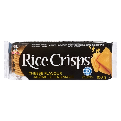 Hot Kid Rice Crisps - Gluten Free - Cheese 100g, 1 Each