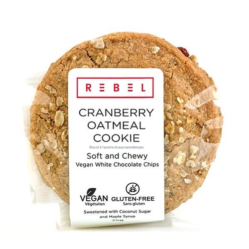 Rebel Foods - Cookie - Cranberry Oatmeal 75g, 1 Each