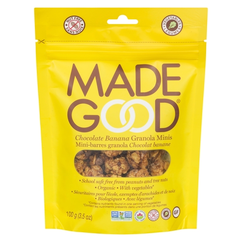 Made Good - Organic Granola Minis - Chocolate Banana 100g, 1 Each