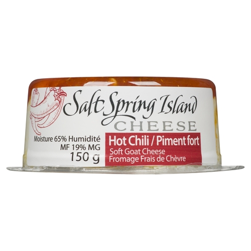 Salt Spring Island Soft Goat Cheese - Hot Chili 150g