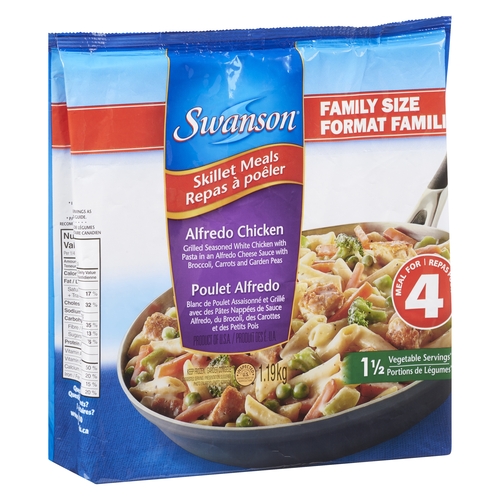 Swanson - Skillet Meals - Alfredo Chicken 1.19kg, 1 Each
