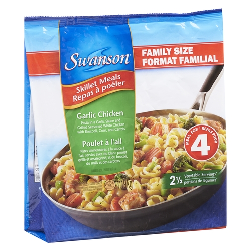Swanson - Skillet Meals - Garlic Chicken 1.19kg