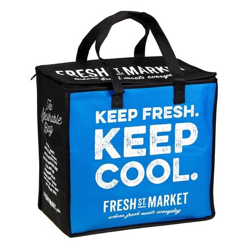 Fresh St. - Insulated Zippered Bag, 1 Each