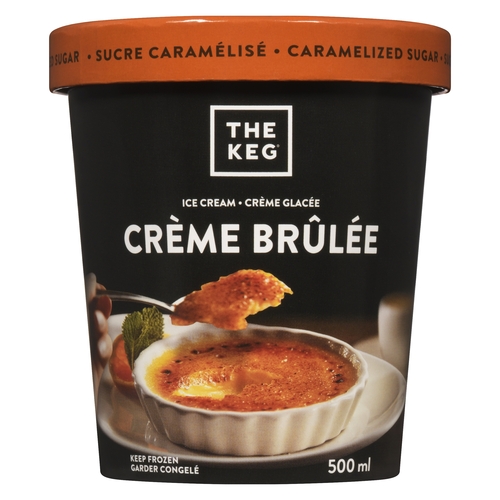 The Keg - Ice Cream - Crème Brûlée 500ml