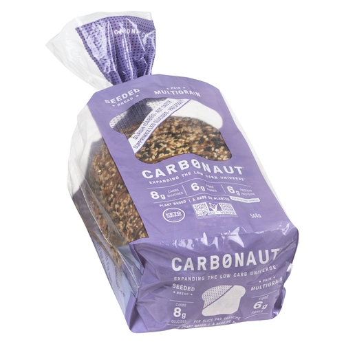 Carbonaut Bread - Seeded Multigrain 544g, 1 Each