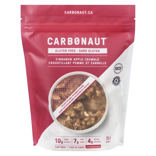 Carbonaut - Gluten Free Granola - Cinnamon Apple Crumble 283g, 1 Each