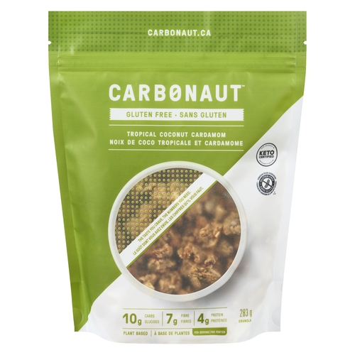 Carbonaut - Gluten Free Granola - Tropical Coconut Cardamom 283g, 1 Each