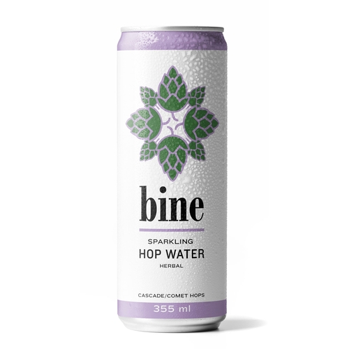 Bine - Sparkling Hop Water - Herbal 355ml, 1 Each