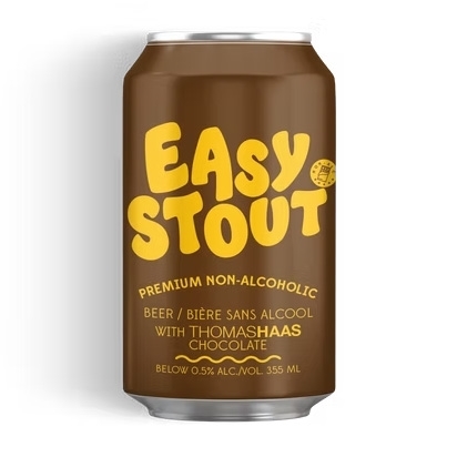 Wildeye Brewing - Non-Alcoholic Beer with Thomas Haas Chocolate 4/355ml, 1 Each