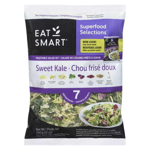 Eat Smart - Chopped Salad Kit - Sweet Kale 340g, 1 Each