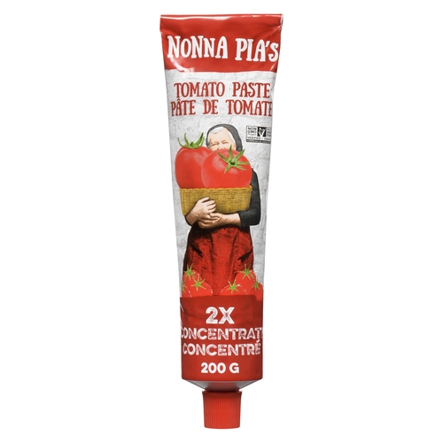 Nonna Pia's Tomato Paste - 2X Concentrate 200g, 1 Each