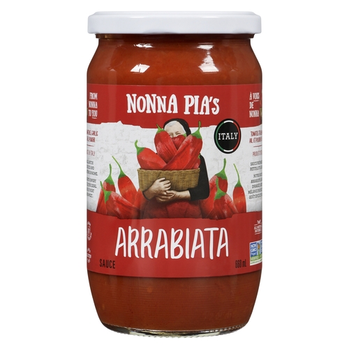 Nonna Pia's Sauce - Arrabiata 660ml, 1 Each