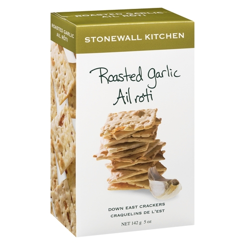 Stonewall Kitchen - Crackers - Roasted Garlic 142g, 1 Each